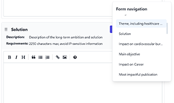 Review extracted form elements